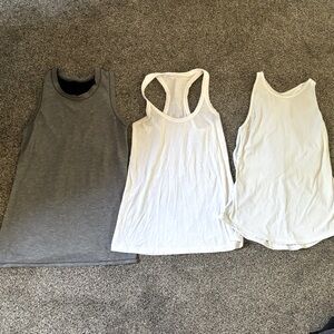 Lululemon lot 3 tanks size 6